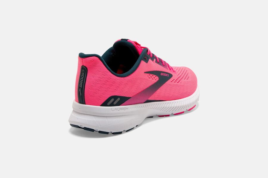 Brooks Launch 8 Road Loopschoenen Dames - Roze/Donkerblauw - 082395RJM